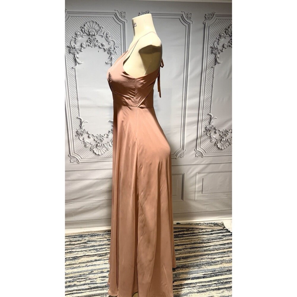 AZAZIE Bridesmaid dress long chiffon Size J16 - Picture 3 of 10